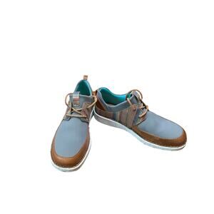 Justin Womens Vista Gray Casual Shoes JL280 Size 8 left foot back strap broken